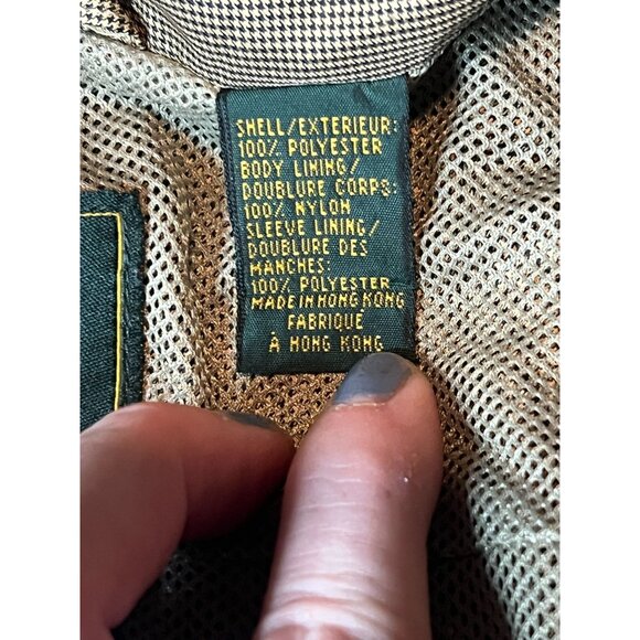 Bobby Jones XL Mens Checkered houndstooth Lightweight Jacket Golf Fall - Picture 5 of 10